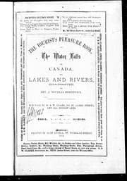 The tourist's pleasure book, or, The water falls of Canada