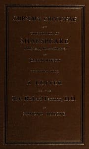 Cursory criticisms on the edition of Shakspeare published by Edmond Malone