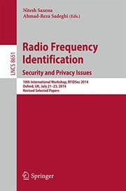 Radio Frequency Identification : Security and Privacy Issues