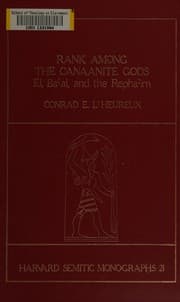 Rank among the Canaanite gods