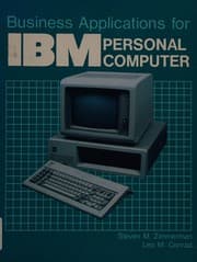 Business applications for the IBM PC
