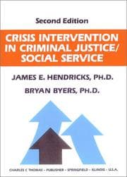 Crisis intervention in criminal justice/social service
