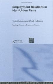 Employment relations in non-union firms