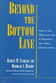 Beyond the bottom line