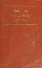 Business associations casebook
