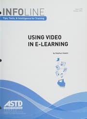 Using video in e-learning