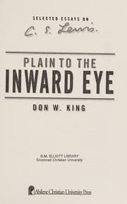 Plain to the inward eye