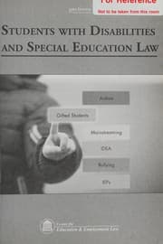 Students with disabilities and special education law