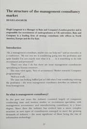 The Ivanhoe guide to management consultants 1991