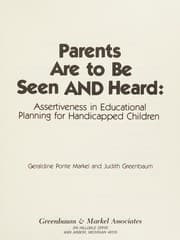 Parents are to be seen and heard