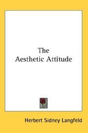 The aesthetic attitude