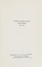 National crime surveys