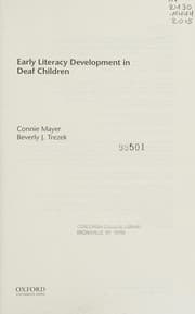 Early literacy development in deaf children
