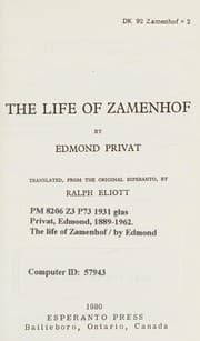 The life of Zamenhof