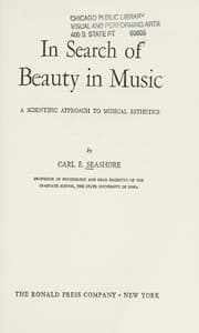 In search of beauty in music