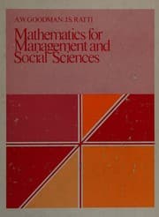 Mathematics for management and social sciences