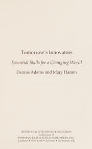 Tomorrow's innovators