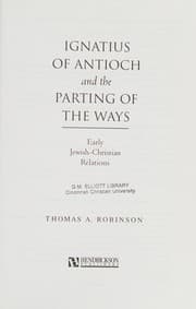 Ignatius of Antioch and the parting of the ways