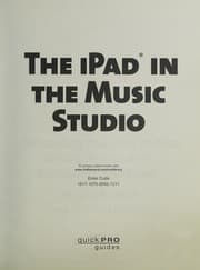 The iPad in the music studio