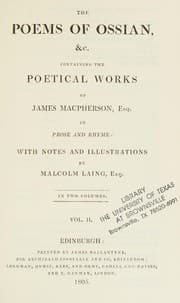 The poems of Ossian, &c