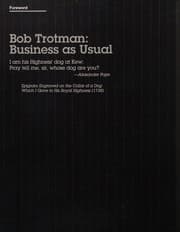 Bob Trotman, business as usual