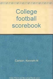 College football scorebook