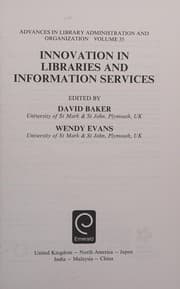 Innovation in Libraries and Information Services