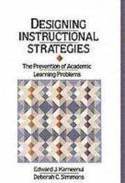 Designing instructional strategies
