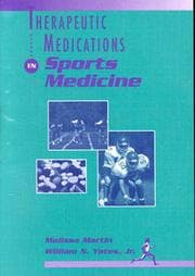 Therapeutic medications in sports medicine