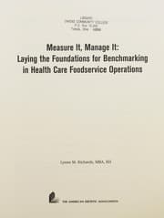 Measure it, manage it