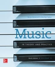 Workbook to Accompany Music in Theory and Practice, Volume 2