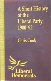 A short history of the Liberal Party, 1900-92