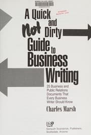 A quick and not dirty guide to business writing