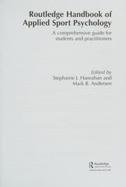Routledge handbook of applied sport psychology