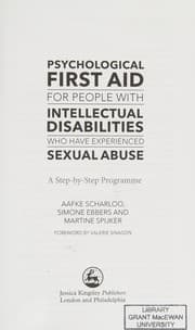 Psychological First Aid for People with Intellectual Disabilities after Sexual Abuse