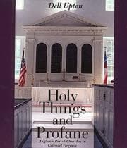 Holy things and profane