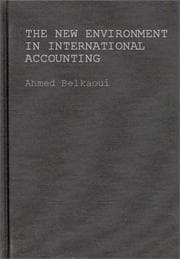 The new environment in international accounting