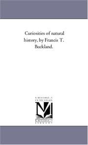 Curiosities of natural history
