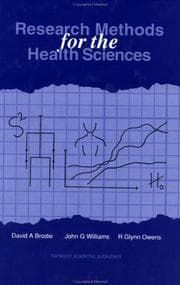 Research methods for the health sciences