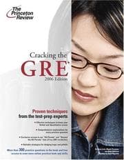 Cracking the GRE, 2006