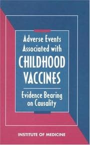 Adverse events associated with childhood vaccines