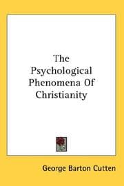 The psychological phenomena of Christianity