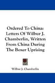 Ordered to China