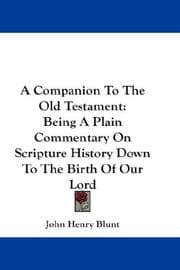 A Companion To The Old Testament