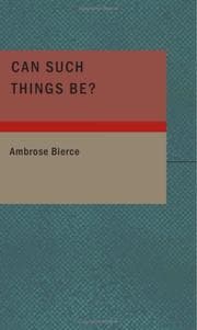 Can Such Things Be? [24 stories]