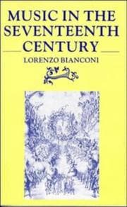Music in the seventeenth century