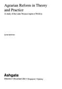 Agrarian reform in theory and practice