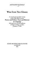 Wine from two glasses