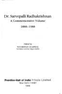 Dr. Sarvepalli Radhakrishnan