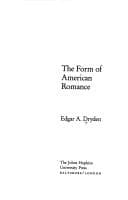 The form of American romance